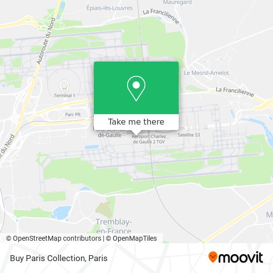 Buy Paris Collection map