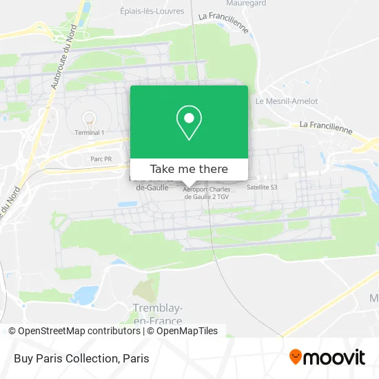 Buy Paris Collection map