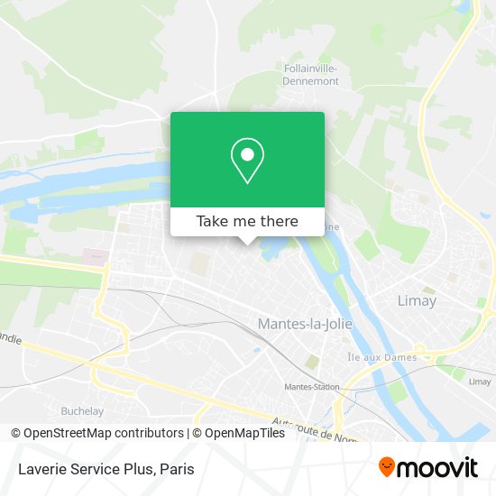 Mapa Laverie Service Plus