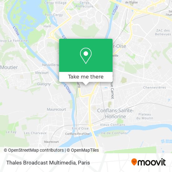 Thales Broadcast Multimedia map