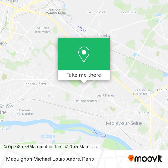 Maquignon Michael Louis Andre map