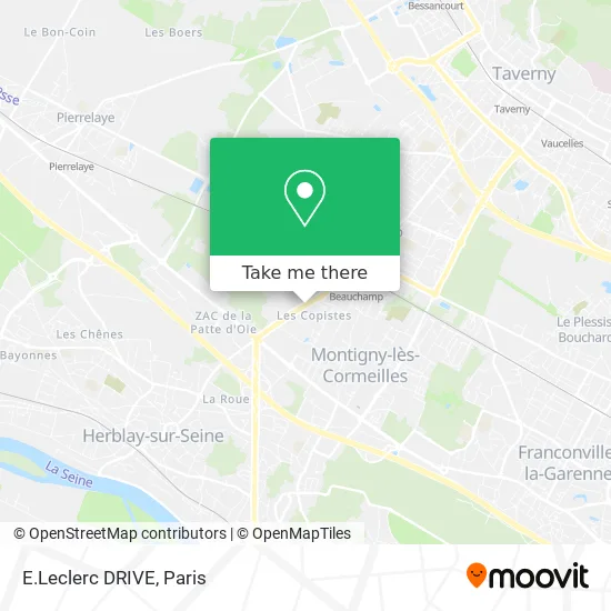 E.Leclerc DRIVE map