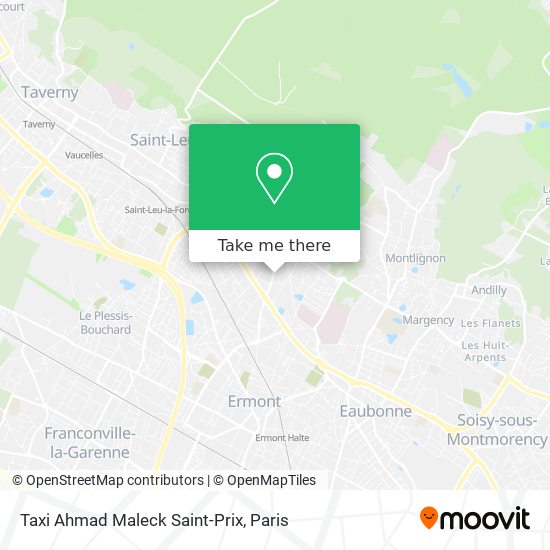 Taxi Ahmad Maleck Saint-Prix map