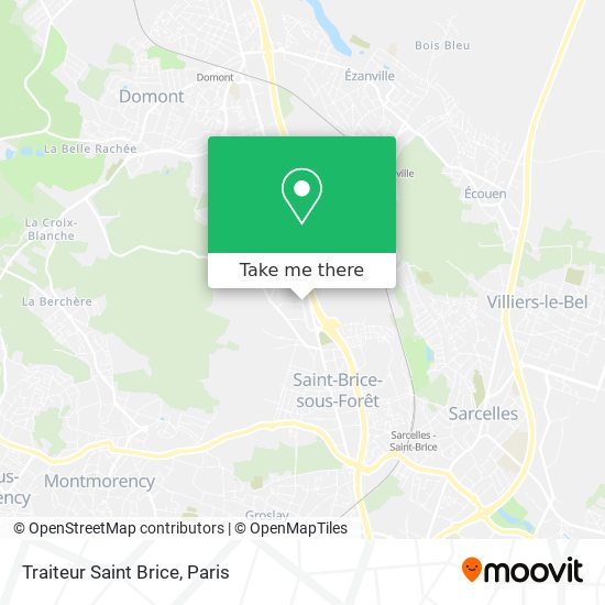 Mapa Traiteur Saint Brice