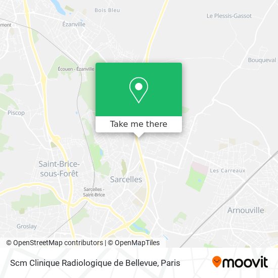 Scm Clinique Radiologique de Bellevue map