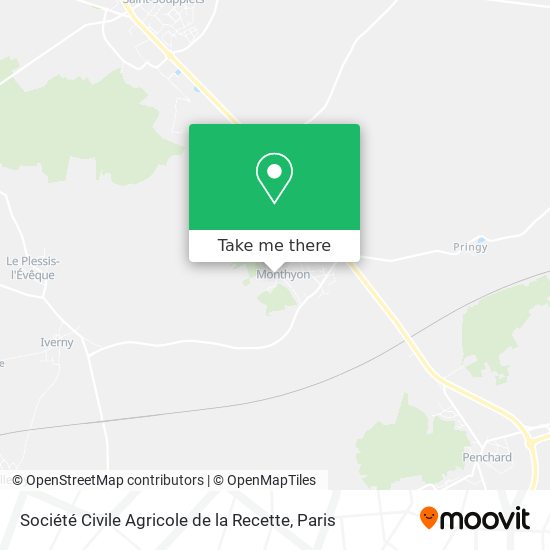 Société Civile Agricole de la Recette map