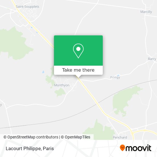 Lacourt Philippe map