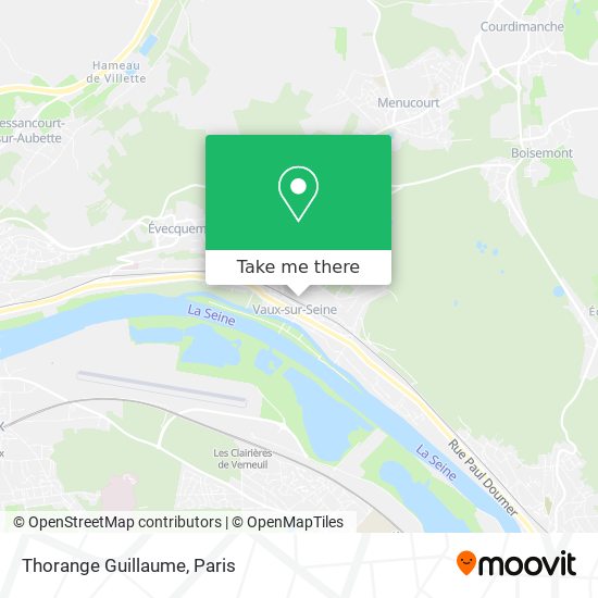 Thorange Guillaume map