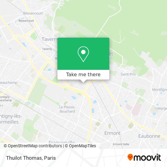 Mapa Thuilot Thomas