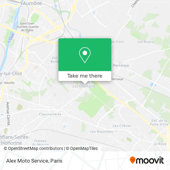 Alex Moto Service map