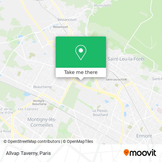 Allvap Taverny map