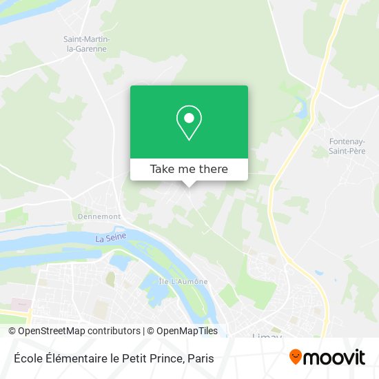 Mapa École Élémentaire le Petit Prince