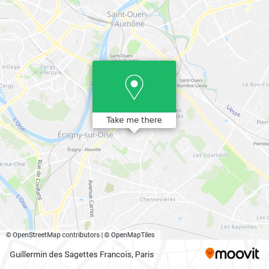 Guillermin des Sagettes Francois map