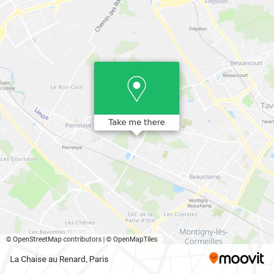 Mapa La Chaise au Renard