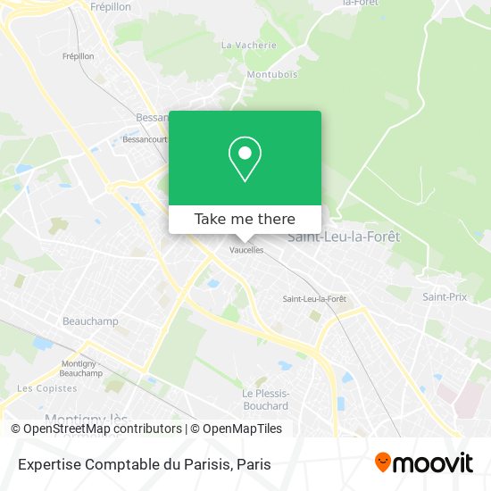 Expertise Comptable du Parisis map