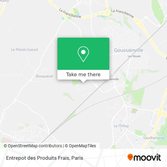 Entrepot des Produits Frais map