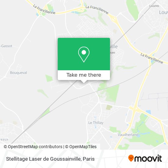 Stellitage Laser de Goussainville map