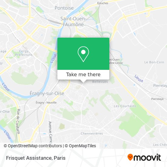 Frisquet Assistance map
