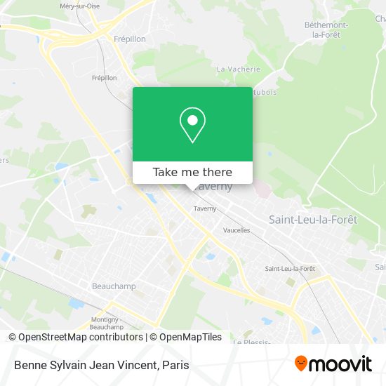 Benne Sylvain Jean Vincent map