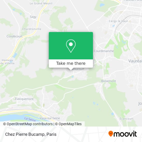 Mapa Chez Pierre Bucamp