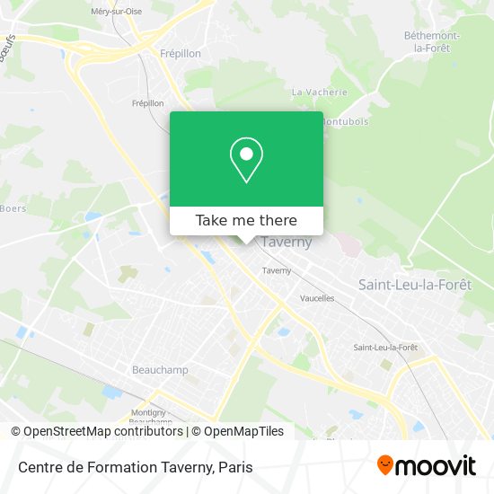 Centre de Formation Taverny map