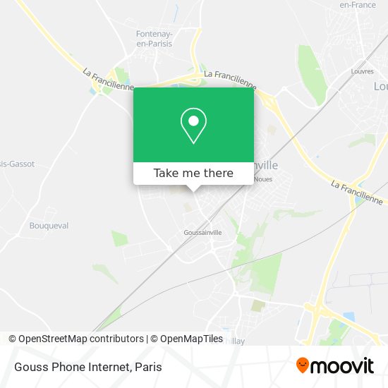 Gouss Phone Internet map