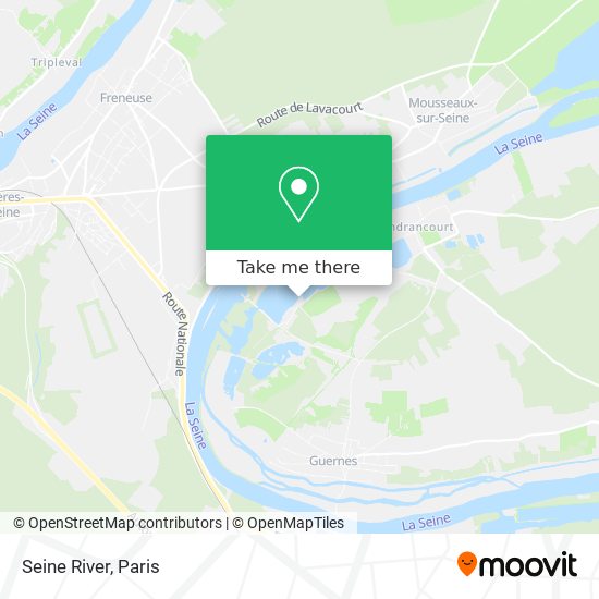 Mapa Seine River