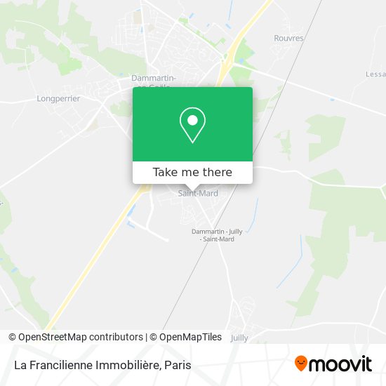 Mapa La Francilienne Immobilière