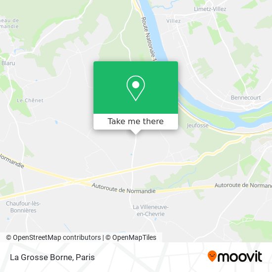 La Grosse Borne map