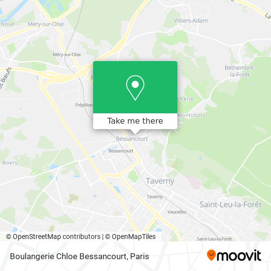 Mapa Boulangerie Chloe Bessancourt