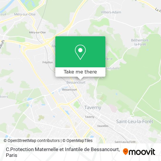 Mapa C.Protection Maternelle et Infantile de Bessancourt