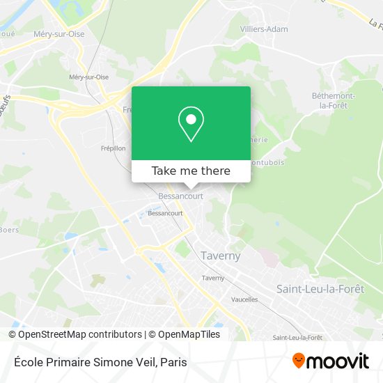 Mapa École Primaire Simone Veil