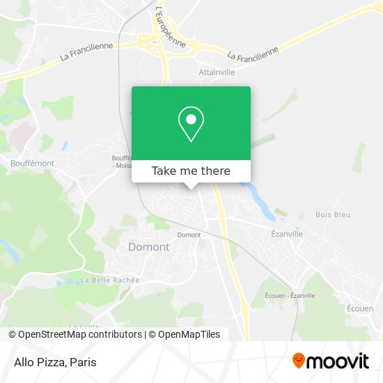 Allo Pizza map