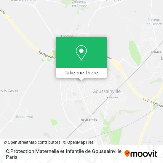 Mapa C.Protection Maternelle et Infantile de Goussainville
