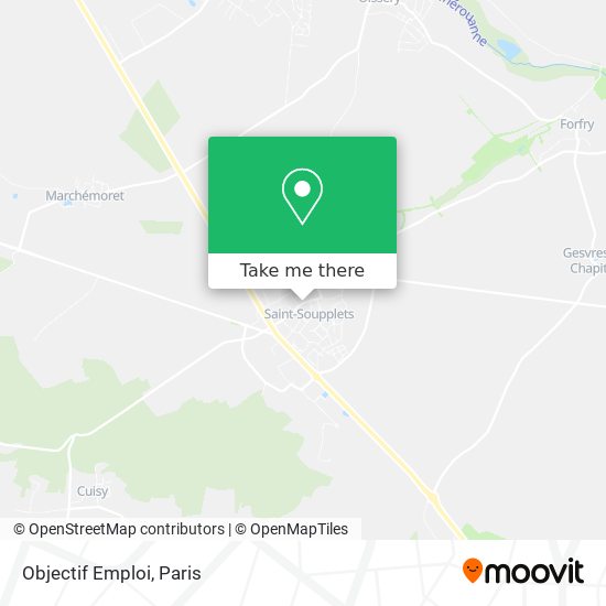 Objectif Emploi map