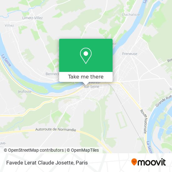 Favede Lerat Claude Josette map
