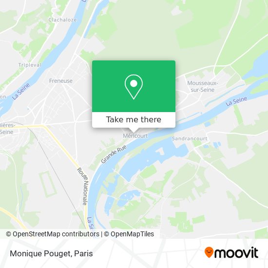 Mapa Monique Pouget