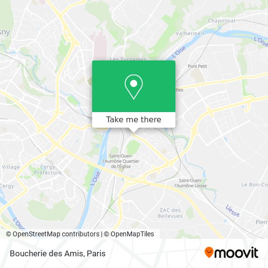 Boucherie des Amis map