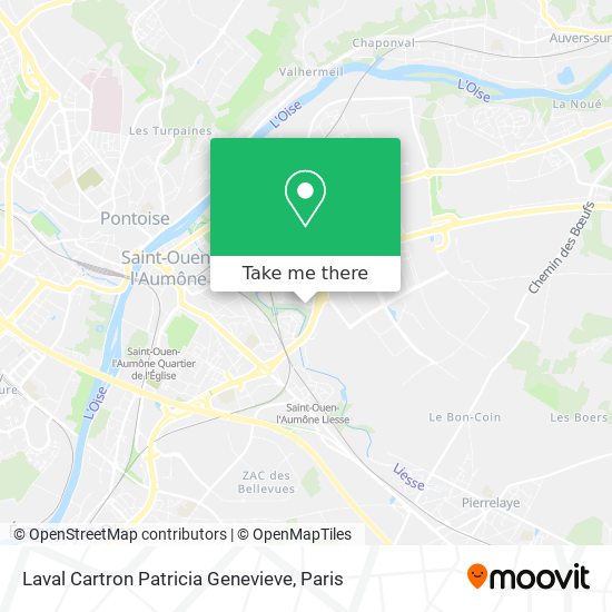 Laval Cartron Patricia Genevieve map