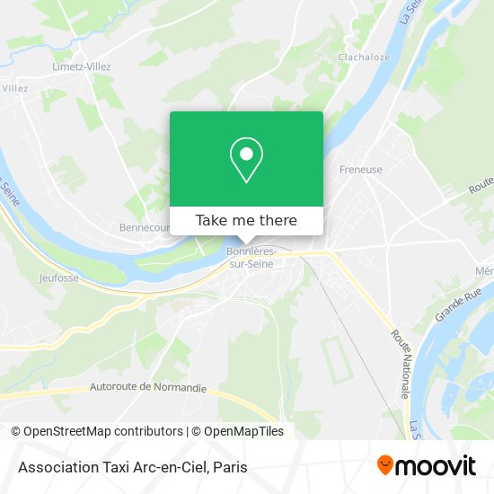 Mapa Association Taxi Arc-en-Ciel
