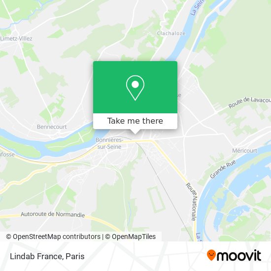 Mapa Lindab France