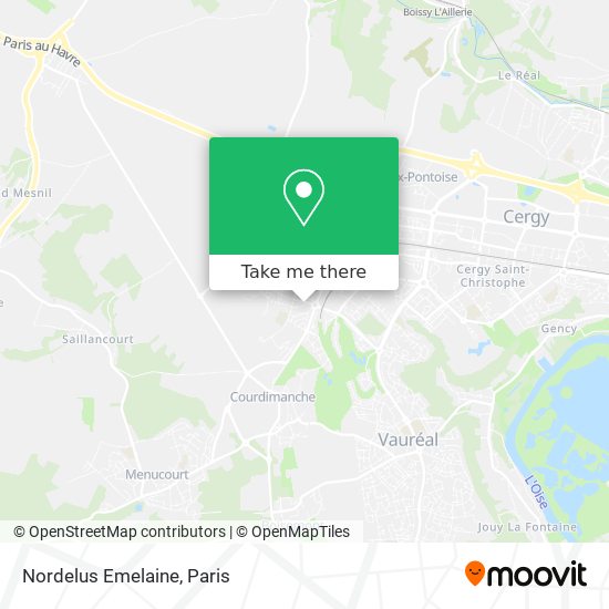 Nordelus Emelaine map