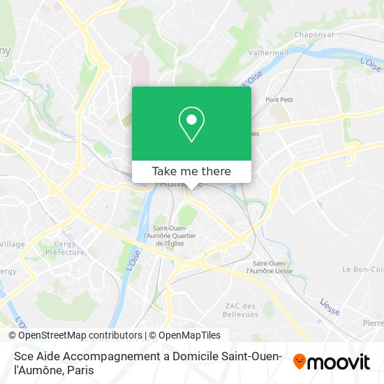 Sce Aide Accompagnement a Domicile Saint-Ouen-l'Aumône map