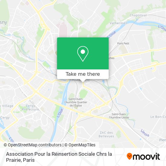 Mapa Association Pour la Réinsertion Sociale Chrs la Prairie