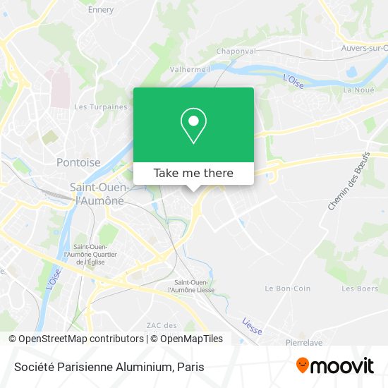 Mapa Société Parisienne Aluminium