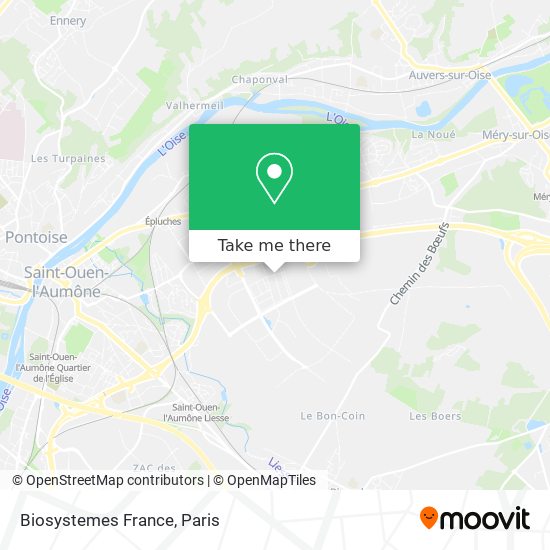 Biosystemes France map