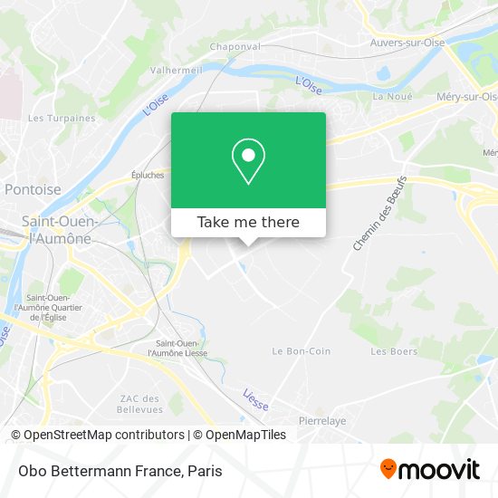 Obo Bettermann France map