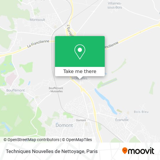 Techniques Nouvelles de Nettoyage map