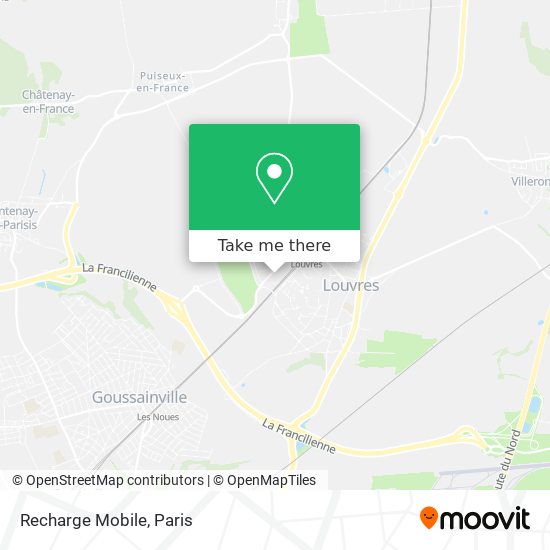 Recharge Mobile map