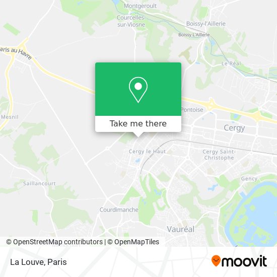 La Louve map